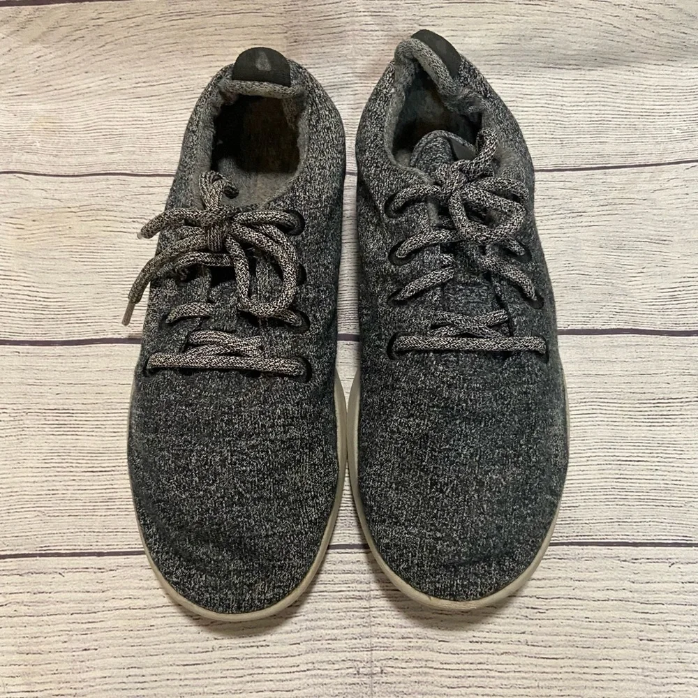 Allbirds Wool Runners Natural Grey Comfort Lightweight Sneakers Shoes Mens Sz 10
